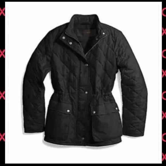 *Authentic* COACH Black Diamond Quilted Jacket - Picture 7 of 7